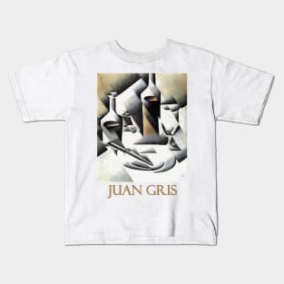 Bottle and Knife (1912) by Juan Gris Kids T-Shirt